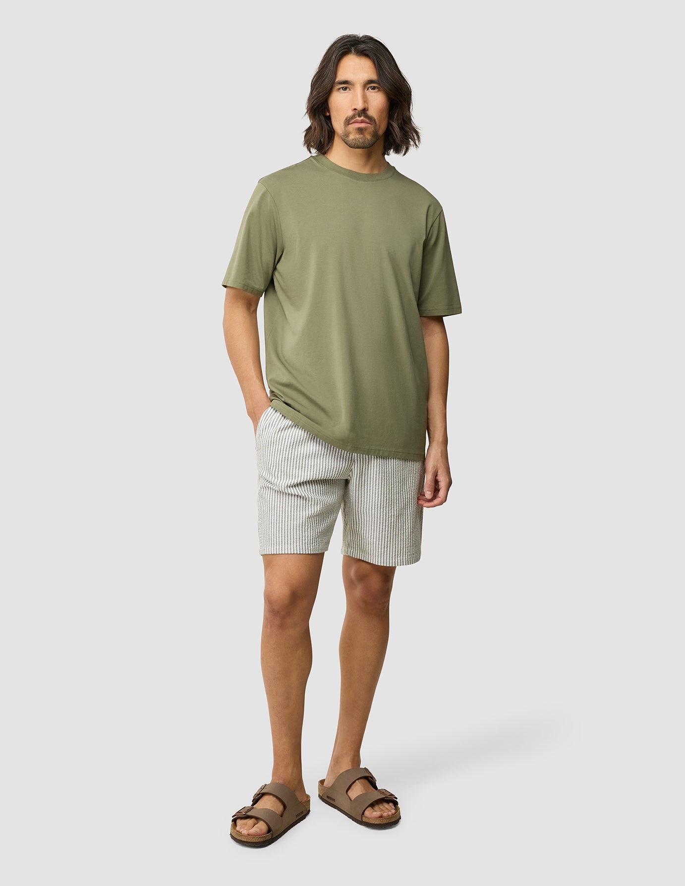 Supima T-shirt Box Fit Clover Green